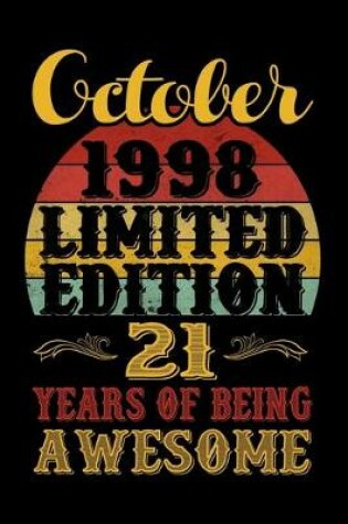 Cover of October 1998 Limited Edition 21 Years Of Being Awesome