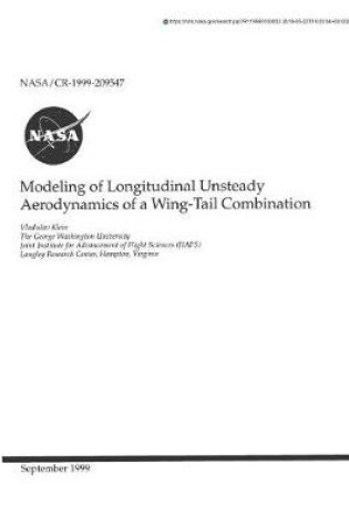 Cover of Modeling of Longitudinal Unsteady Aerodynamics of a Wing-Tail Combination