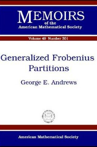 Cover of Generalized Frobenius Partitions