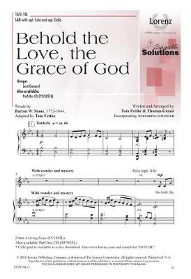 Cover of Behold the Love, the Grace of God