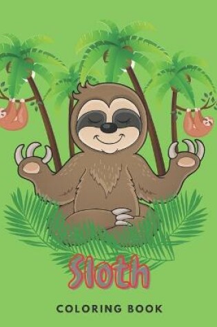 Cover of Sloth coloring book