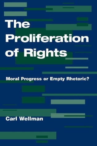 Cover of The Proliferation Of Rights