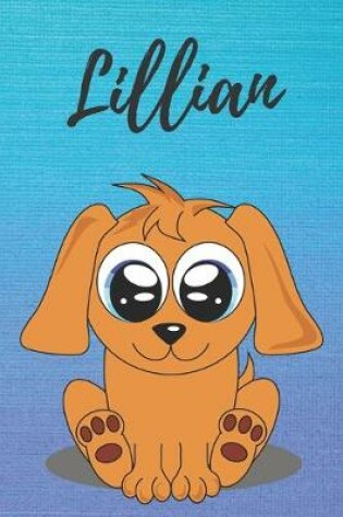 Cover of Lillian dog coloring book / notebook / journal / diary