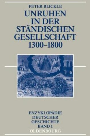 Cover of Unruhen in Der Standischen Gesellschaft 1300-1800