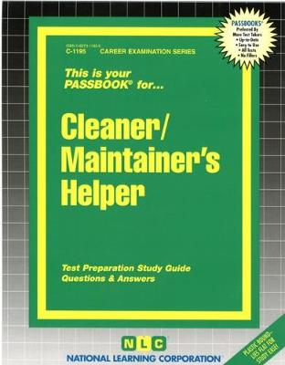 Cover of Cleaner-Maintainer's Helper