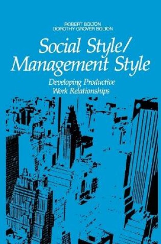 Cover of Social Style/Management Style