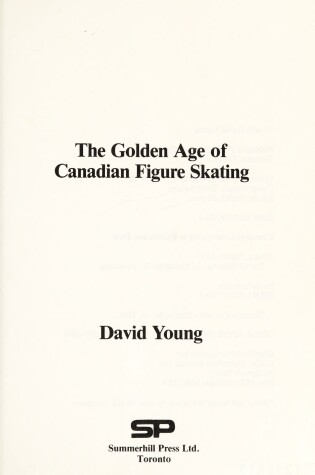 Cover of The Golden Age of Canadian Figure Skating