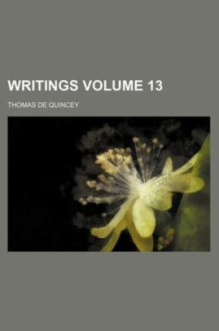 Cover of Writings Volume 13
