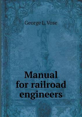 Book cover for Manual for railroad engineers