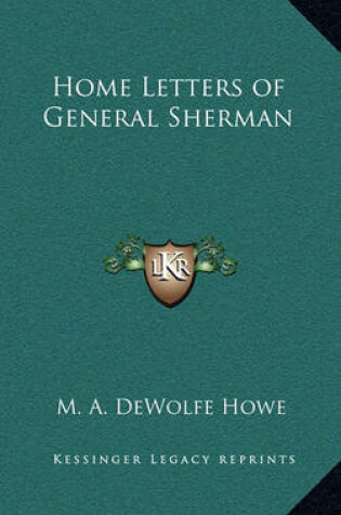 Cover of Home Letters of General Sherman