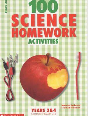 Book cover for 100 Science Homework Activities for Years 3 and 4