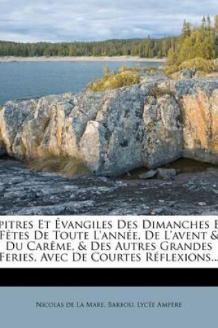 Cover of Epitres Et Evangiles Des Dimanches Et Fetes de Toute L'Annee, de L'Avent & Du Careme, & Des Autres Grandes Feries, Avec de Courtes Reflexions...
