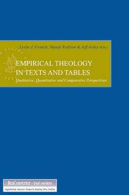 Book cover for Empirical Theology in Texts and Tables