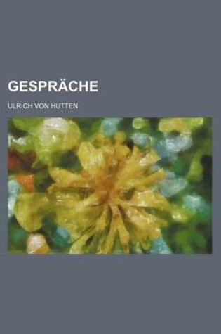 Cover of Gesprache