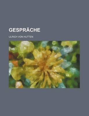 Book cover for Gesprache