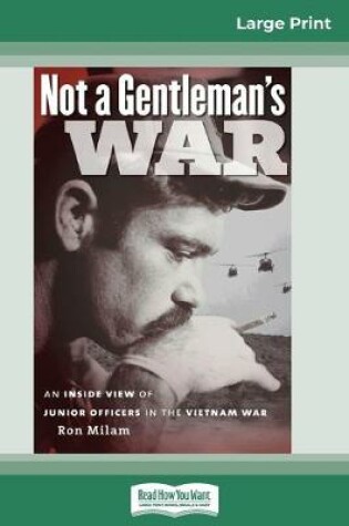 Cover of Not a Gentleman's War (16pt Large Print Edition)