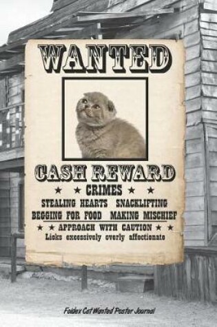 Cover of Foldex Cat Wanted Poster Journal