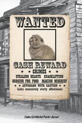 Book cover for Foldex Cat Wanted Poster Journal