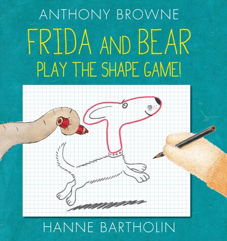 Book cover for Frida and Bear Play the Shape Game!