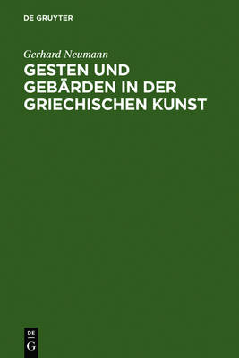 Book cover for Gesten Und Gebarden in Der Griechischen Kunst