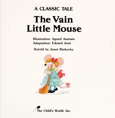 Book cover for The Vain Little Mouse