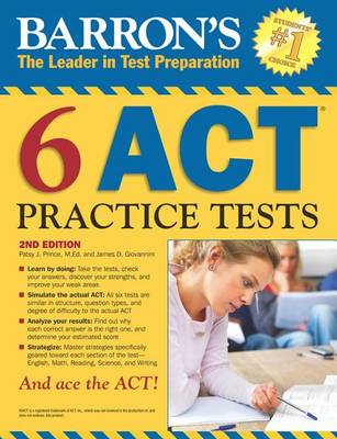 Book cover for Barron's Six Act Practice Tests