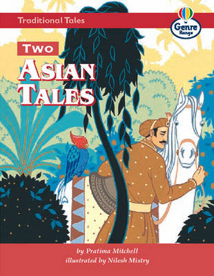 Book cover for Two Asian Tales: Fabulous Hiraman and Tajdeen Genre Fluent stage Traditional Tales Book 2