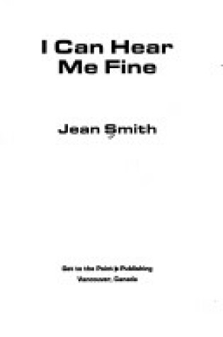 Cover of I Can Hear ME Fine