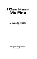 Book cover for I Can Hear ME Fine