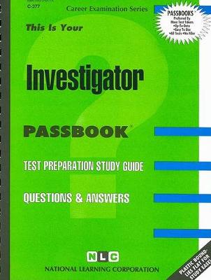 Book cover for Investigator