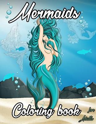 Book cover for Mermaid Coloring Book for Adults