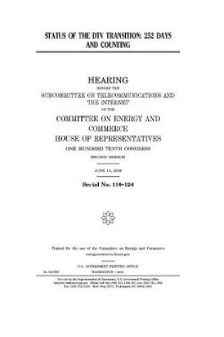 Cover of Status of the DTV transition