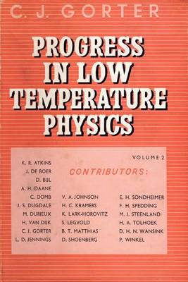 Cover of Progress in Low Temperature Physics V2