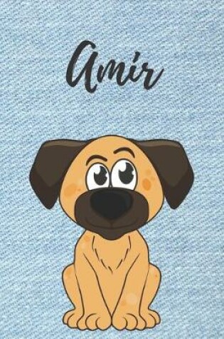 Cover of Amir Hund-Malbuch / Notizbuch Tagebuch