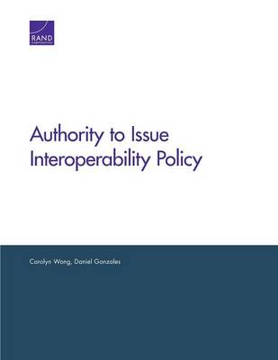 Book cover for Authority to Issue Interoperability Policy