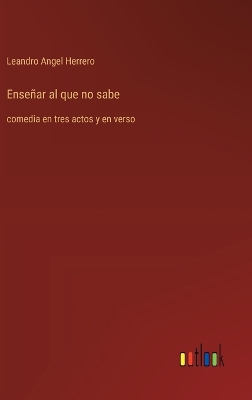 Book cover for Enseñar al que no sabe