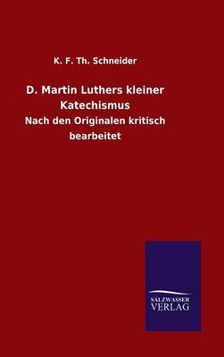 Book cover for D. Martin Luthers kleiner Katechismus