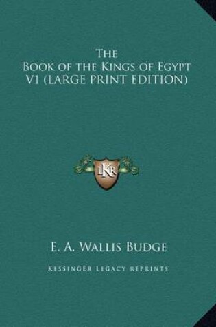 Cover of The Book of the Kings of Egypt V1