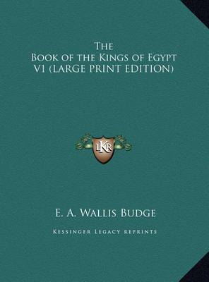 Book cover for The Book of the Kings of Egypt V1