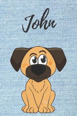 Book cover for John Notizbuch Hunde / Malbuch / Tagebuch DIN A5