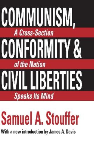 Cover of Communism, Conformity and Liberties