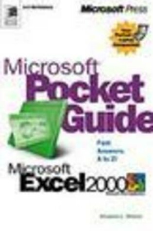 Cover of Microsoft Pocket Guide to Excel 2000