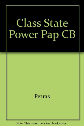 Book cover for Class State Power Pap CB