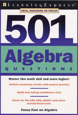 Book cover for 501albegra Questions and Answers