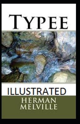 Book cover for Typee illustrated by Herman Melville
