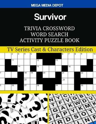 Book cover for Survivor Trivia Crossword Word Search Activity Puzzle Book