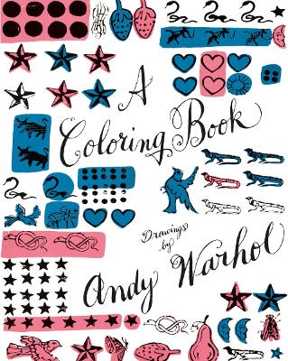 Book cover for A Coloring Book: Drawings by Andy Warhol