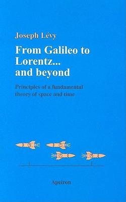 Book cover for From Galileo to Lorentz...and Beyond