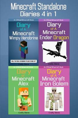 Book cover for Minecraft Standalone Diaries 4 in 1
