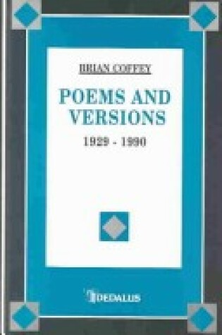 Cover of Poems and Versions, 1929-90